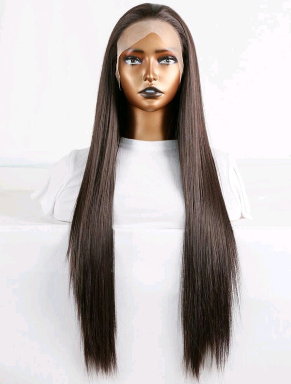 The Chestnut Transparent Lace Wig – Lightweight Human Blend